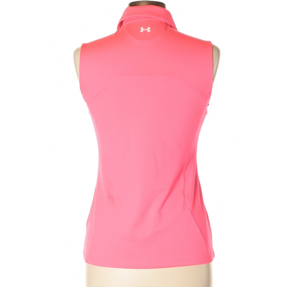 💗Under Armour Pink Sleeveless Polo NWOT💗